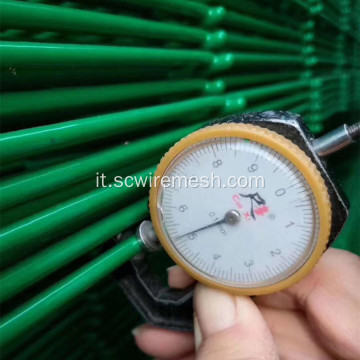 Recinzione in rete metallica saldata verde da 4,5 mm